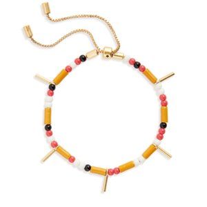 Madewell Mixed Bead Adjustable Bracelet